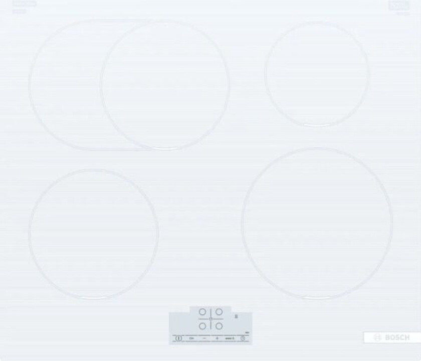PIF612BB1E Hob Induction Number of burners/cooking zones 4 Touch Timer White