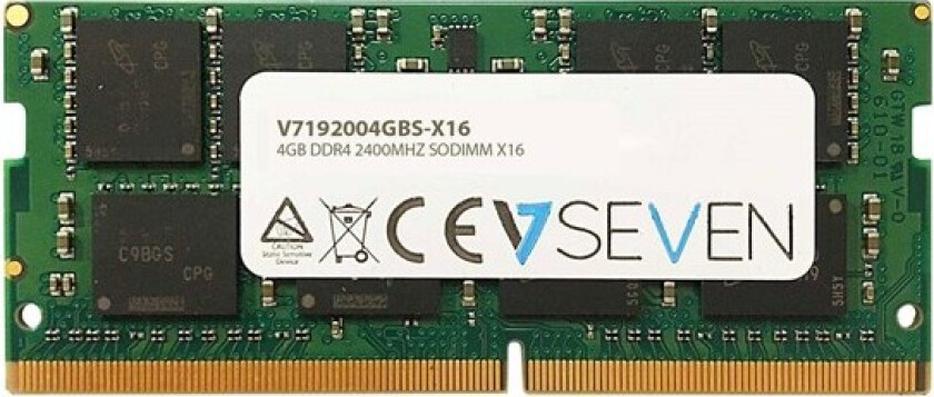 - DDR4 - 4 GB - SO-DIMM 260-pin