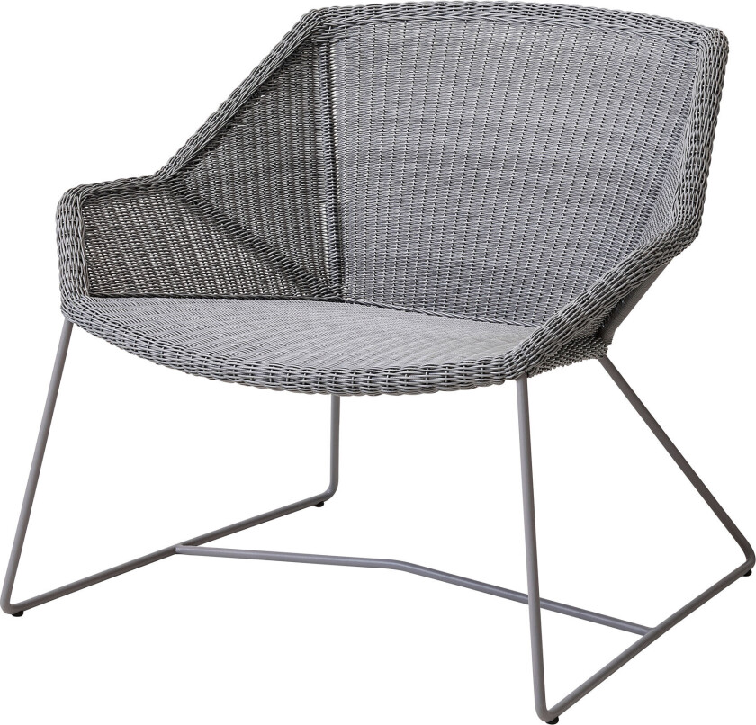 Breeze loungestol weave Light grey