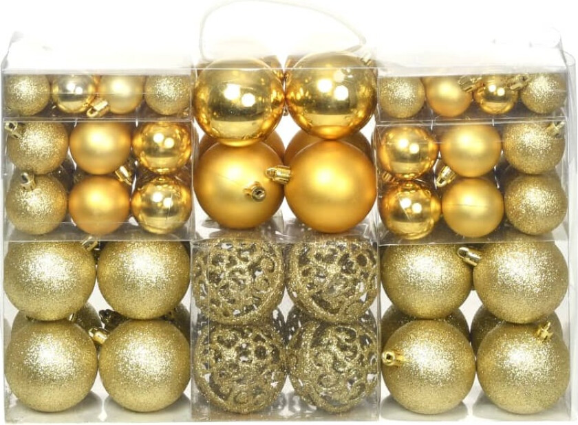 Bilde av Julekuler 100 stk gull