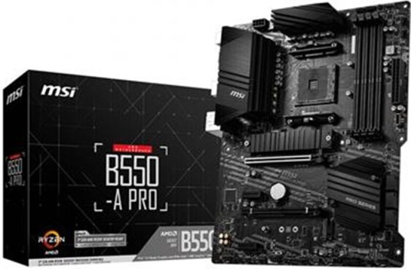 B550-A PRO Hovedkort - AMD B550 - AMD AM4 socket - DDR4 RAM - ATX