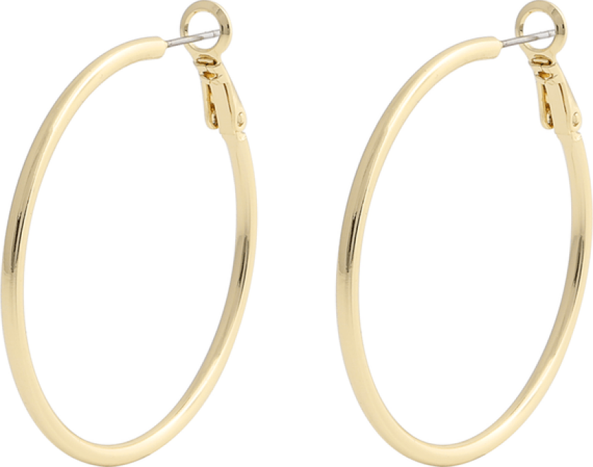 Snö Of Sweden Amsterdam Small Earring Plain Gold 40mm