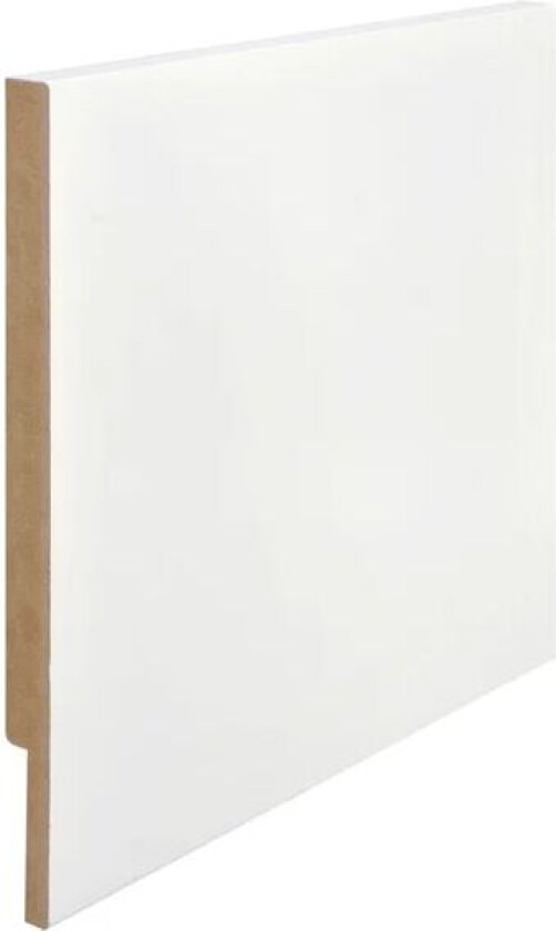 Utforing mdf hvit bomull S0502-Y 18x295x2440 mm