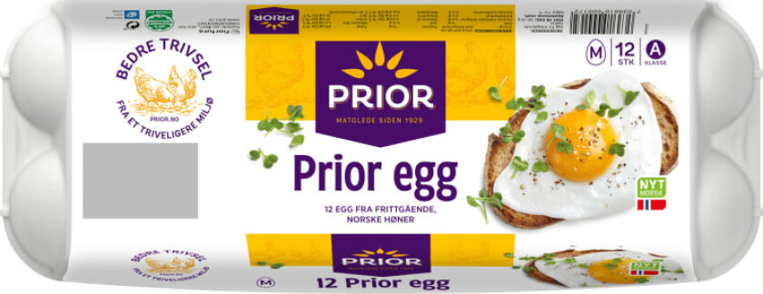 Egg Frittgående M/L 12stk
