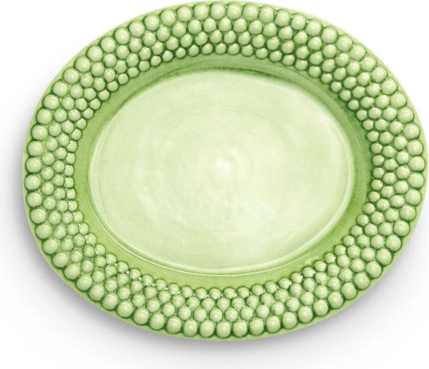 Bubbles ovalt fat 35 cm Grønn