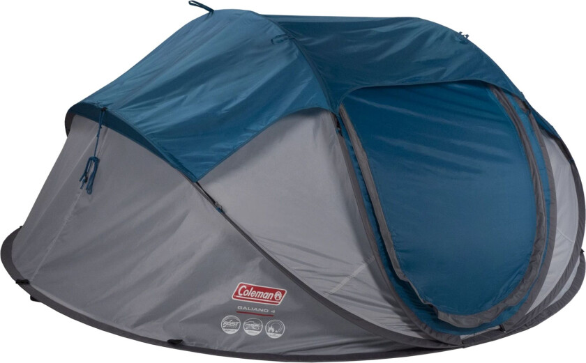 Bilde av Galileo 4 Blue, 4-personers pop-up-telt Blue/Light Grey