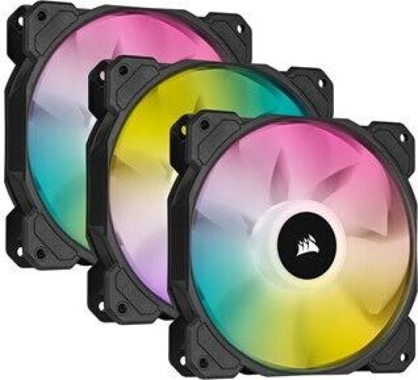 Bilde av Corsair SP120 RGB ELITE 120mm Black 3-pack