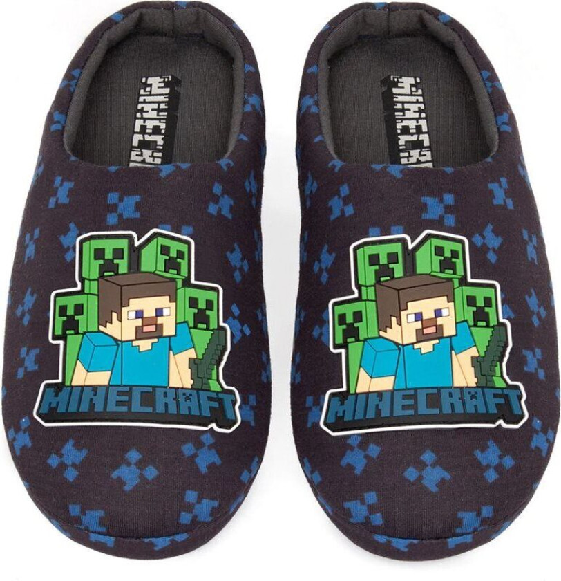 Minecraft Boys Creeper Slippers