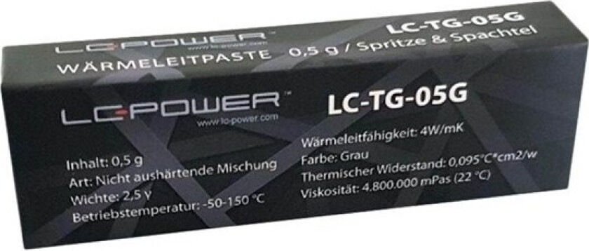 - thermal paste - Kjølepasta