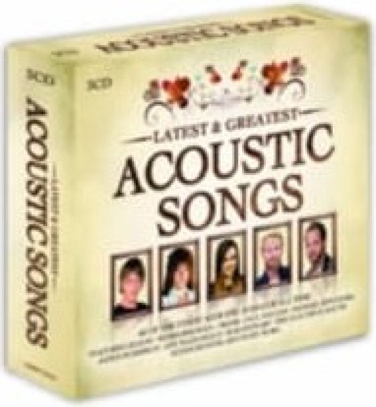 Various Artists : Acoustic Songs CD Box Set 3 discs (2013)