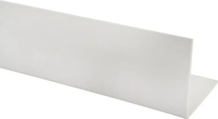 Vinkellist I Hvit Pvc I Dim 50x050x2700mm