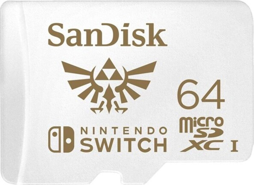 Sandisk Microsdxc Minnekort Til Nintendo Switch - 64gb