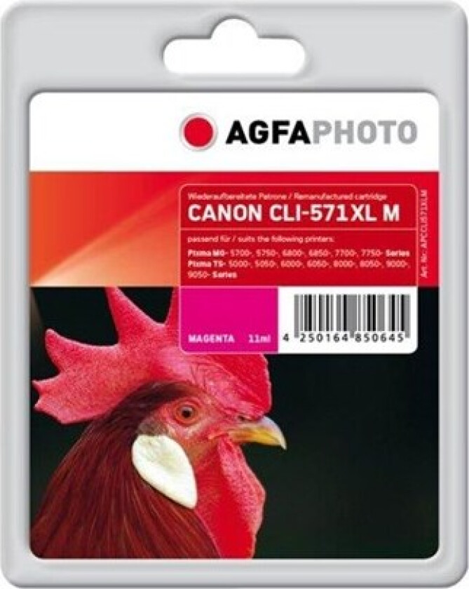 Photo - magenta - compatible - ink cartridge - Blekkpatron Rød