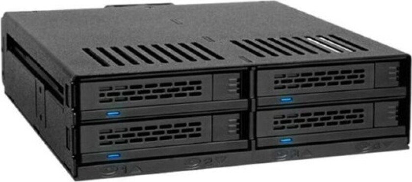 4-bay 2.25" Sata In Ext 5.25" Bay 2.5" Svart