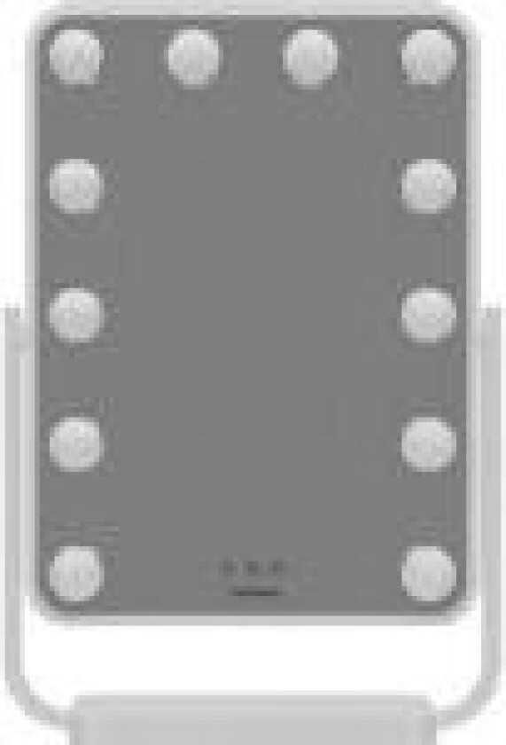 kosmetikkspeil HS-HM01 sminkespeil med LED-belysning - hvit