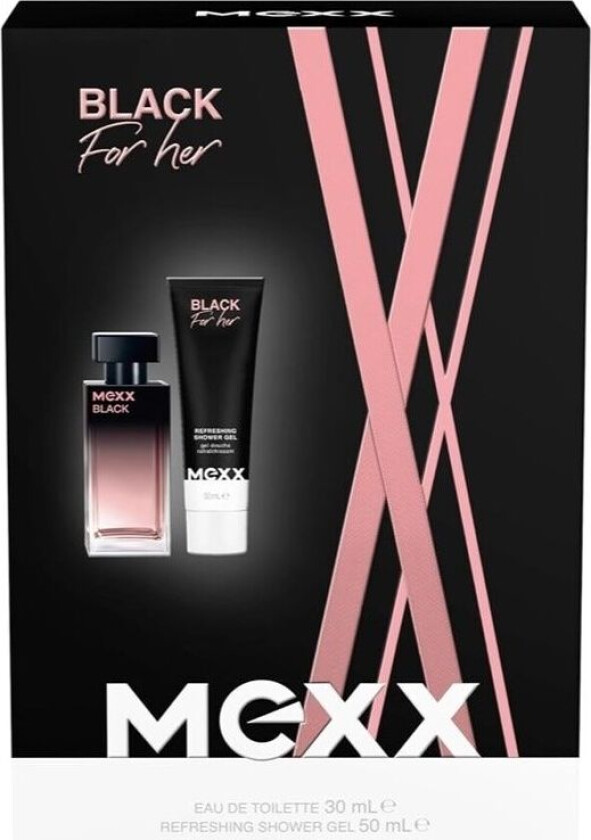 Giftset Mexx Black Woman Edt 30ml + Shower Gel 50ml