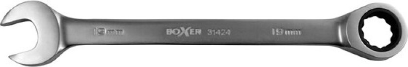 Boxer® fastnøkkel med skrallefunksjon 19 mm