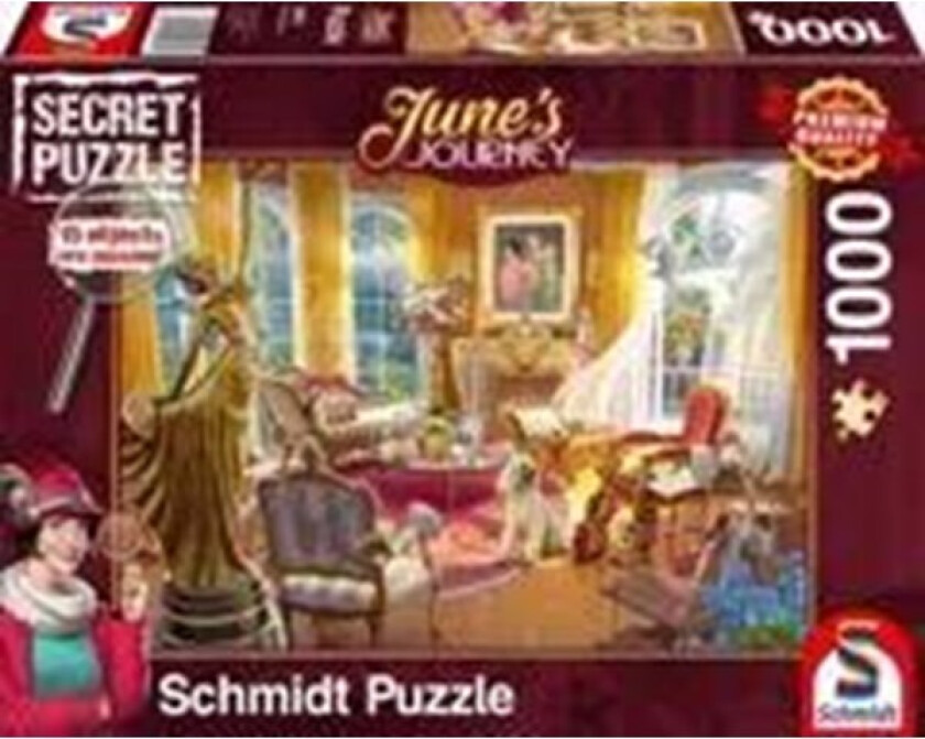 Puzzle - Secret Puzzle: Parlor of the Orchid Estate (1000 pcs)