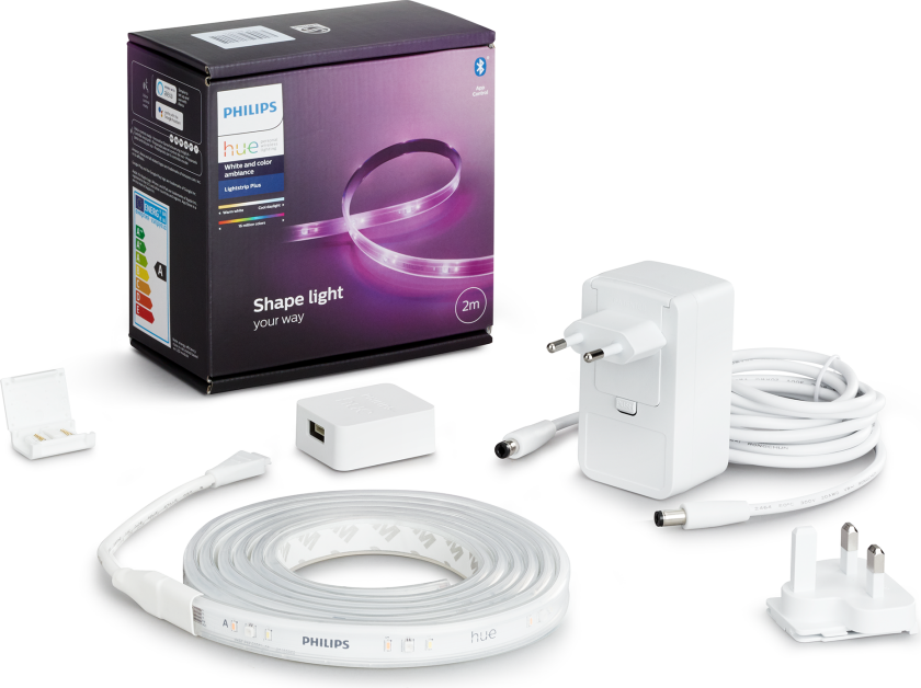 Bilde av Hue Lightstrip Plus V4 EMEA 2m base kit (with plug)