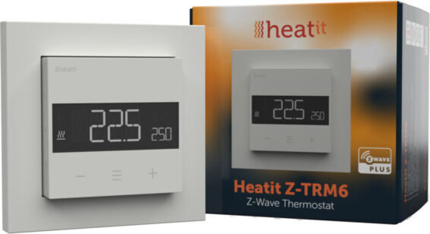 Z-TRM6 Termostat med Z-wave White