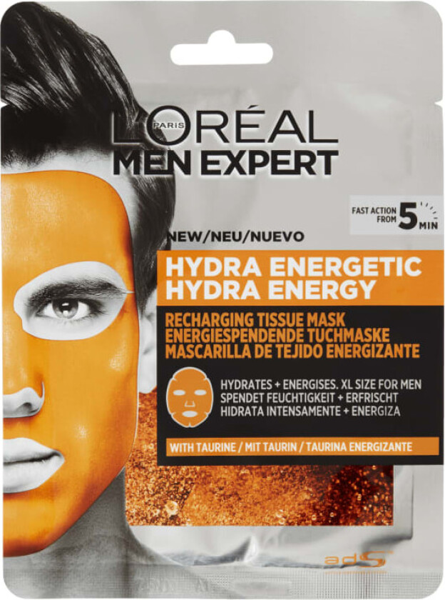 Men Expert Tissue Mask Hydra Energetic