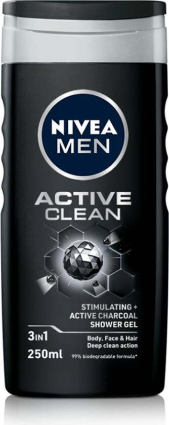 MEN Active Clean Shower Cream - 250 ml