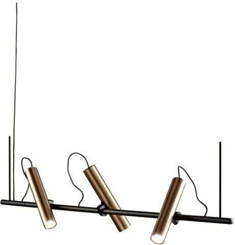 Light-Point Spirit takpendel black, rose gold, s1000