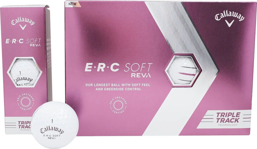 ERC Soft Reva – 23 Triple Track, golfball White