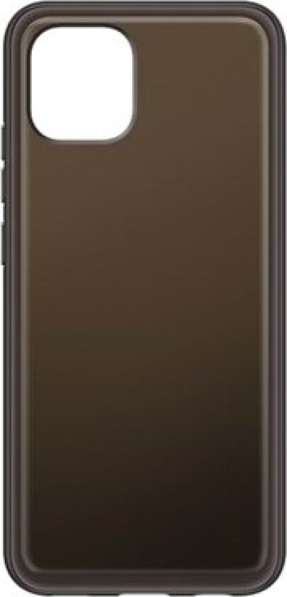Galaxy A03 Soft Clear Cover, Black