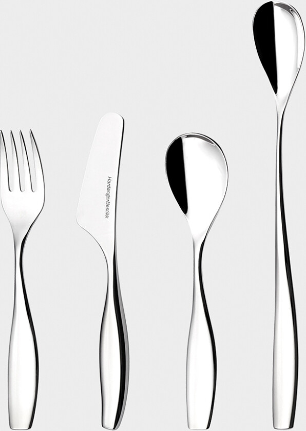 Julie barnebestikk 4 deler Rustfritt stål