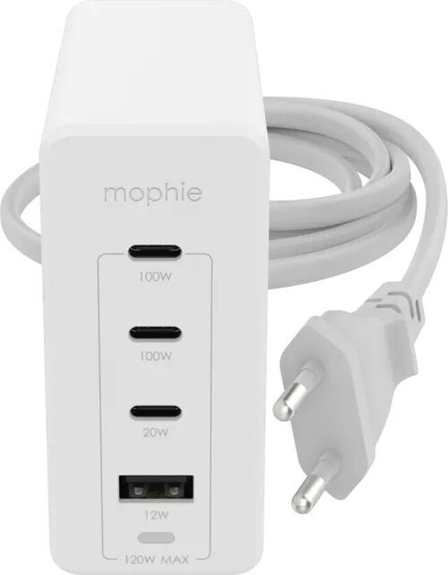 Mophie Wall Adapter Usb-c Pd Hub 120w Gan