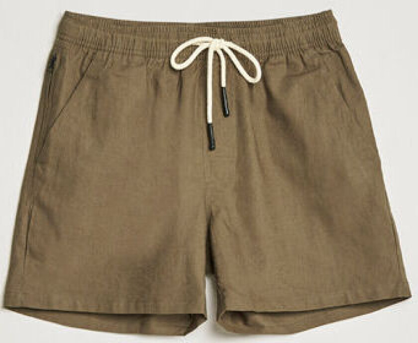 OAS Linen Shorts Army