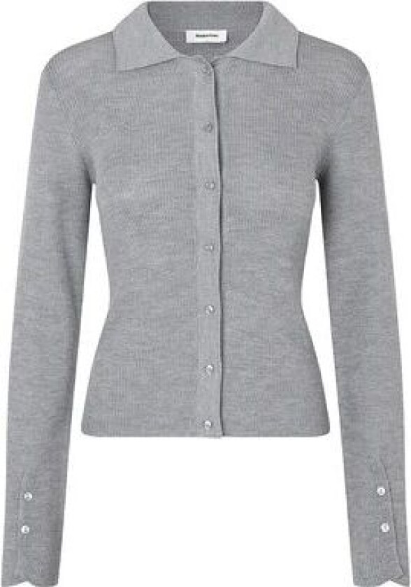 Hiroki Cardigan - Grey Melange XL