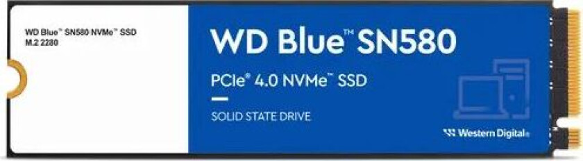 Wd Blue Sn580 500gb M.2 2280 Pci Express 4.0 X4 (nvme)