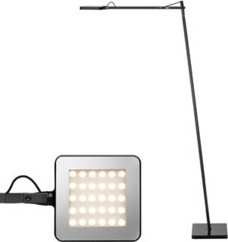 - Kelvin LED F Gulvlampe Svart