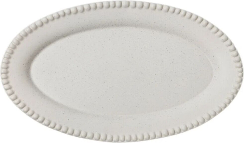 Daria serveringsfat 35 cm keramikk Cotton white