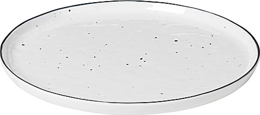 Salt tallerken med prikker Diameter 22 cm