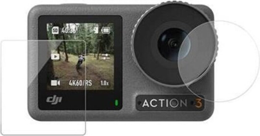 Tempered glass film or DJI Osmo Action 4/3
