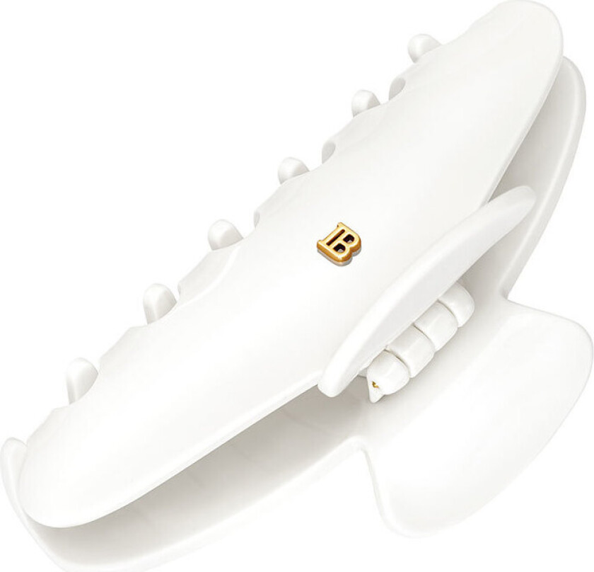 Cellulose Acetate Pince À Cheveux Large Hairclip White