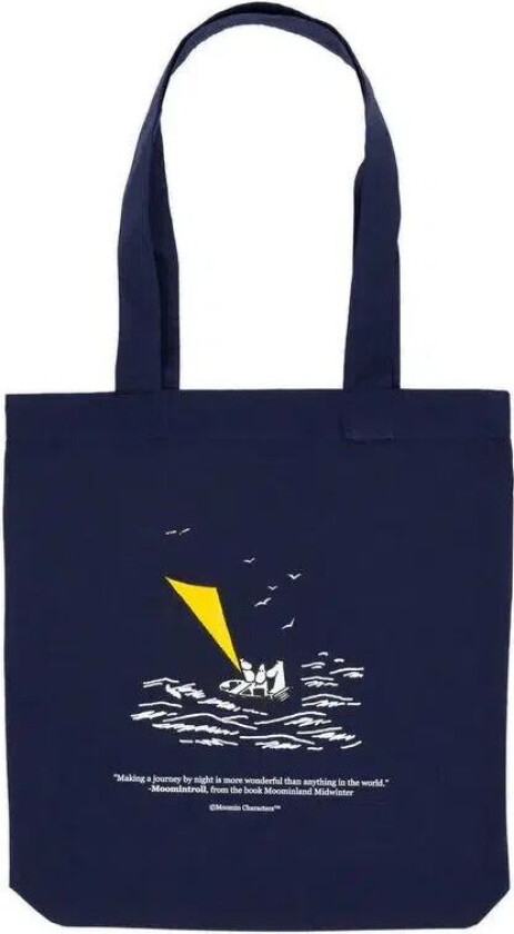 Moomin Tote Bag - Moominpappa - Navy Blue