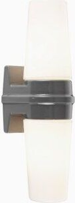 Bernadotte Dobbel Grå IP44 2X40W