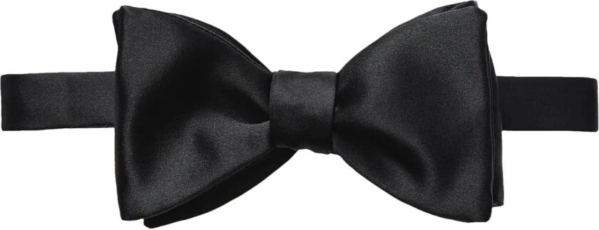 Pre-Tied Silk Bow Tie Black