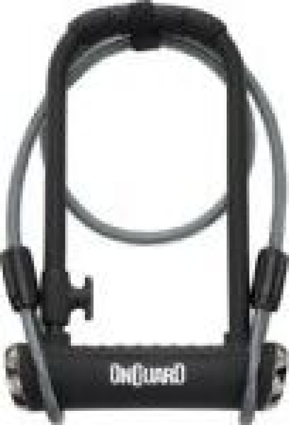 Sykkellås ONGUARD PitBull DT X-SERIES 8005 U-LOCK - 14mm 115mm 230mm - 5 x Nøkler med kode + kabel 10mm 120cm