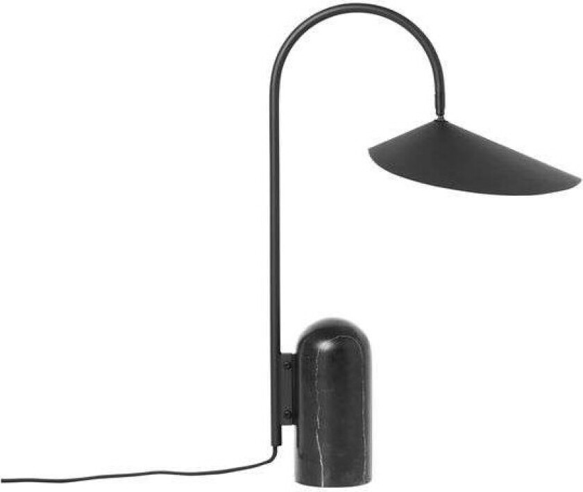 Arum bordlampe Svart