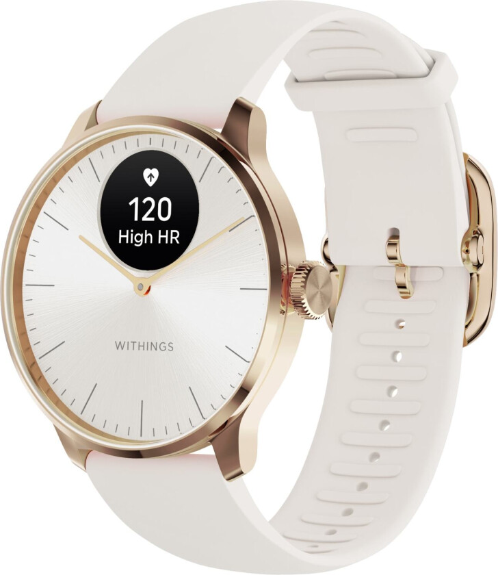 Scanwatch Light Smartklokke med klassisk urskive 37 mm Rose Gold