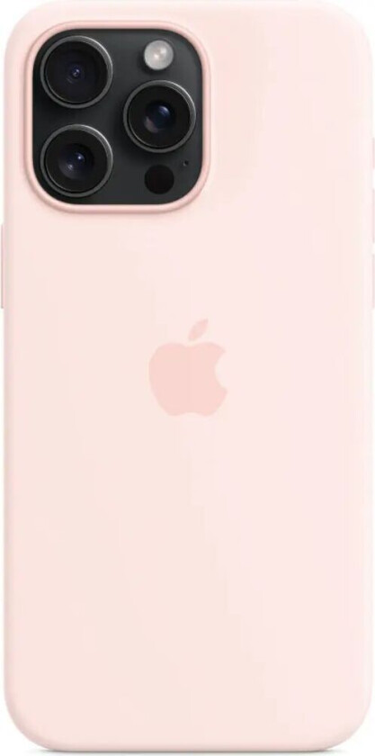 iPhone 15 Pro Max Silicone Case with MagSafe - Light Pink