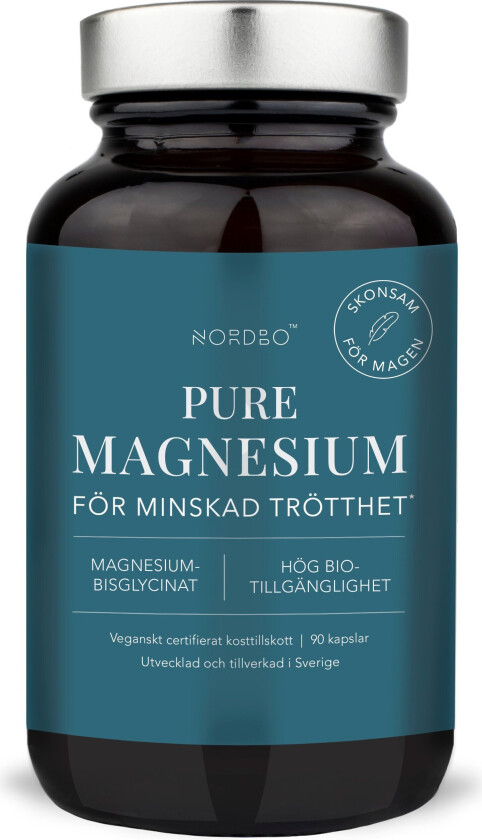 NORDBO Pure Magnesium - 90 Kapsler