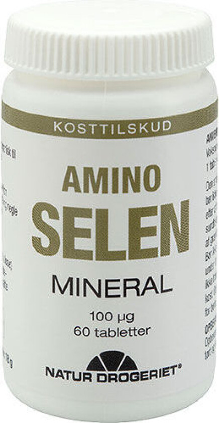 Natur-Drogeriet Amino-selen 100 Ug - 100 mcg - 60 Tabletter