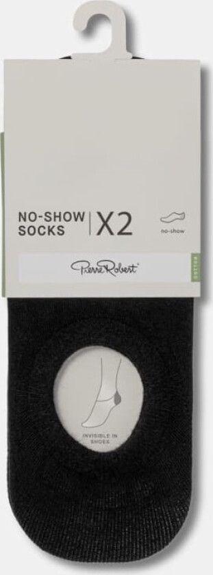 Sokker no Show x2 37-40 Bomull - Black 37-40