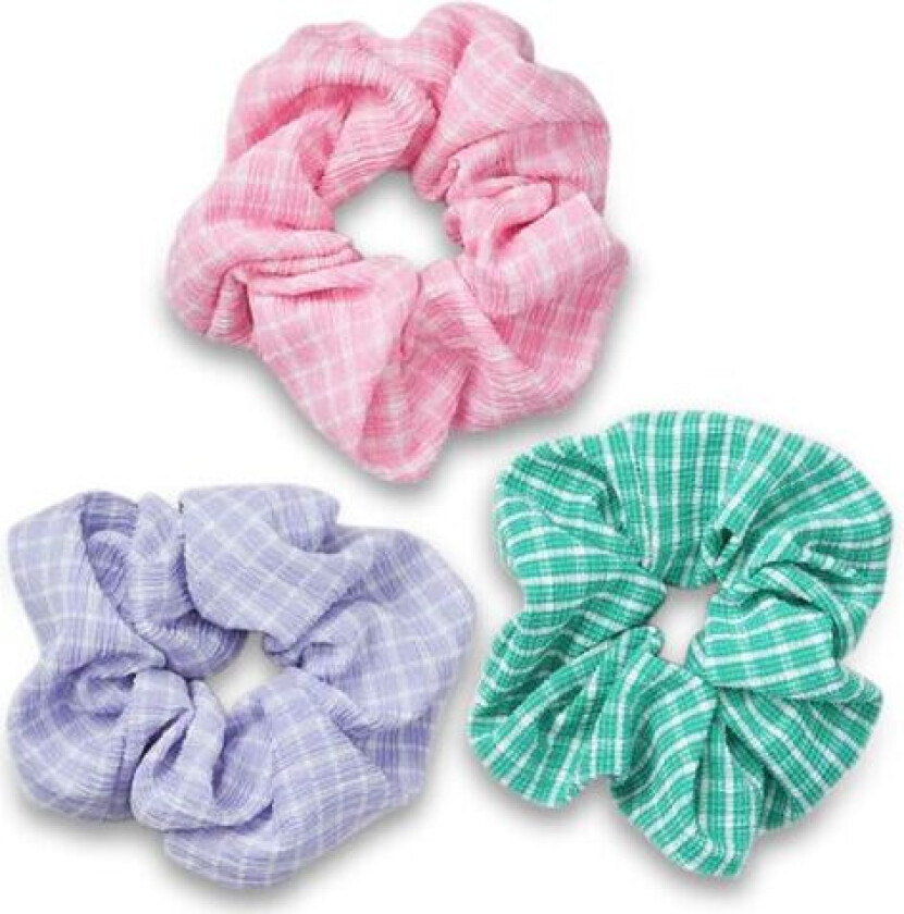 Koretta Scrunchie Pack - Green/Pink/Purple One Size